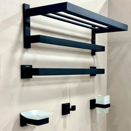 Show products in category Black bathroom accessories set Picture for category Black bathroom accessories set